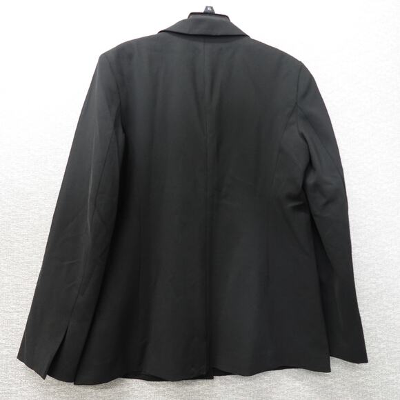 Calvin Klein Women's Soft Crepe Blazer Black- Size 8 - Picture 2 of 9